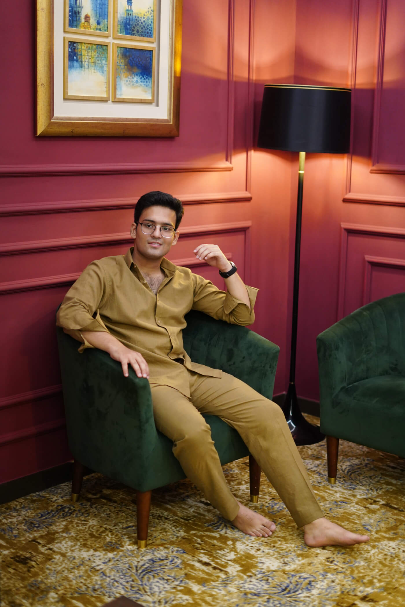 Exclusive Mocha Earth Linen Set – Cozy Luxury Look