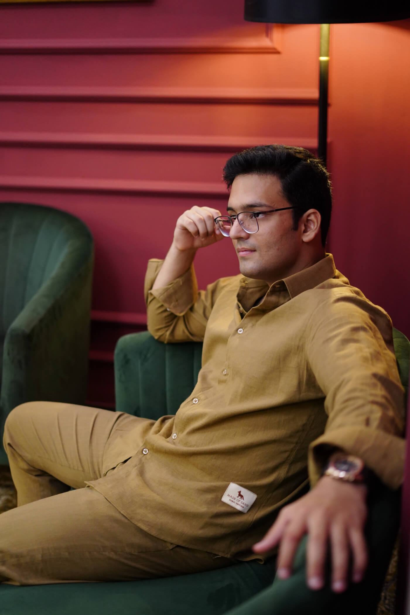 Exclusive Mocha Earth Linen Set – Cozy Luxury Look