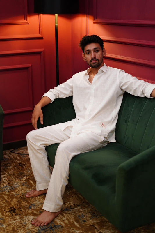 Exclusive White Linen Coastal Set – Timeless & Breezy